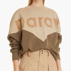 Isabel marant etoile   Houston sweatshirt in khaki size US 12